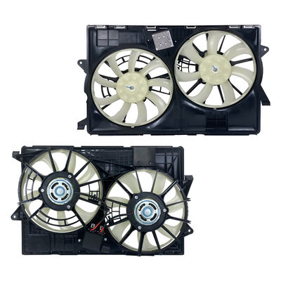 600W رادیاتور کمکی خنک کننده مجموعه فن الکتریکی برای جیپ فرمانده بزرگ 19-22