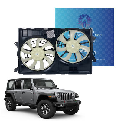 600W رادیاتور کمکی خنک کننده مجموعه فن الکتریکی برای جیپ فرمانده بزرگ 19-22