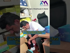 مشتریان دبی در حال نصب و تست شوک های هوا در محل هستند